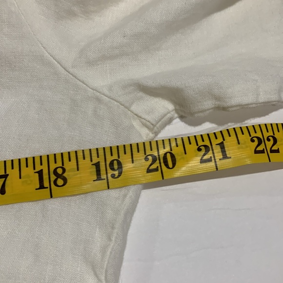 Linen ruffled top - Picture 7 of 10